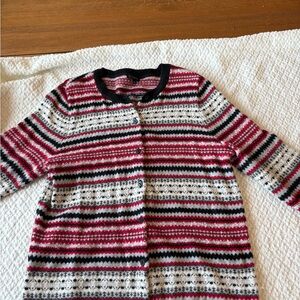 Talbots Multicolor Knit Cardigan